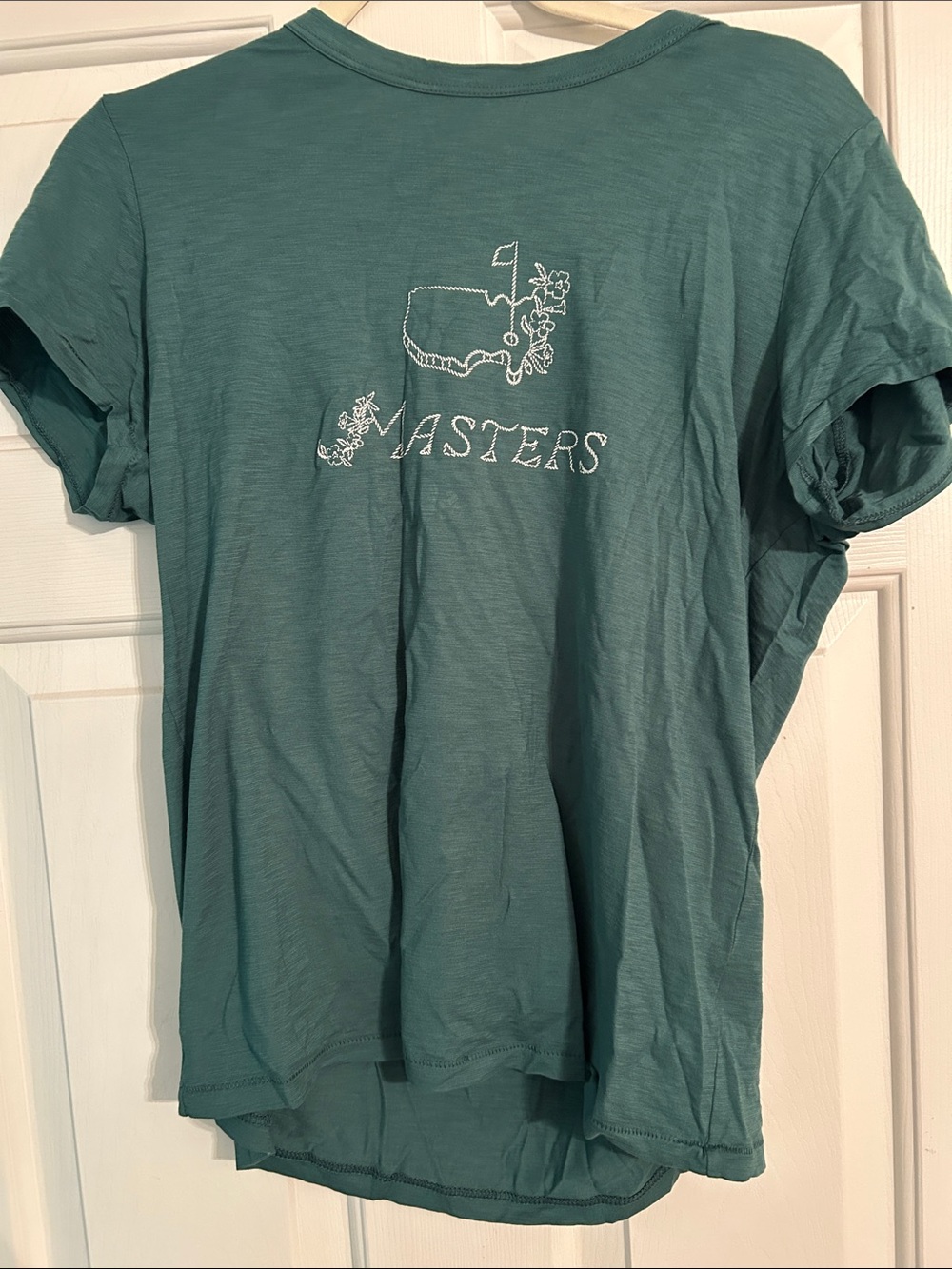 Masters Logo Short Sleeve Tee in Teal